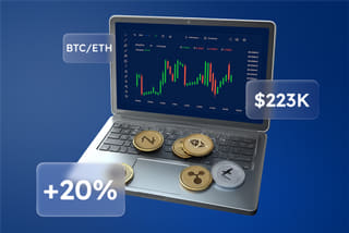 Technology visualisation of an AI automated trading system on Thriventage